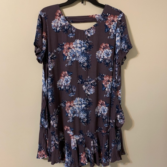ALTAR’D STATE Floral Dress/Tunic with pockets, size Large - Picture 5 of 16